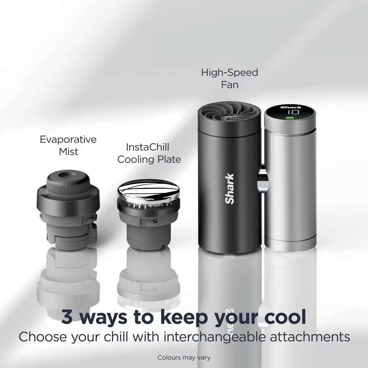 Shark ChillPill 3-in-1 Fan with Mist & InstaChill – Carbon | FA022UK