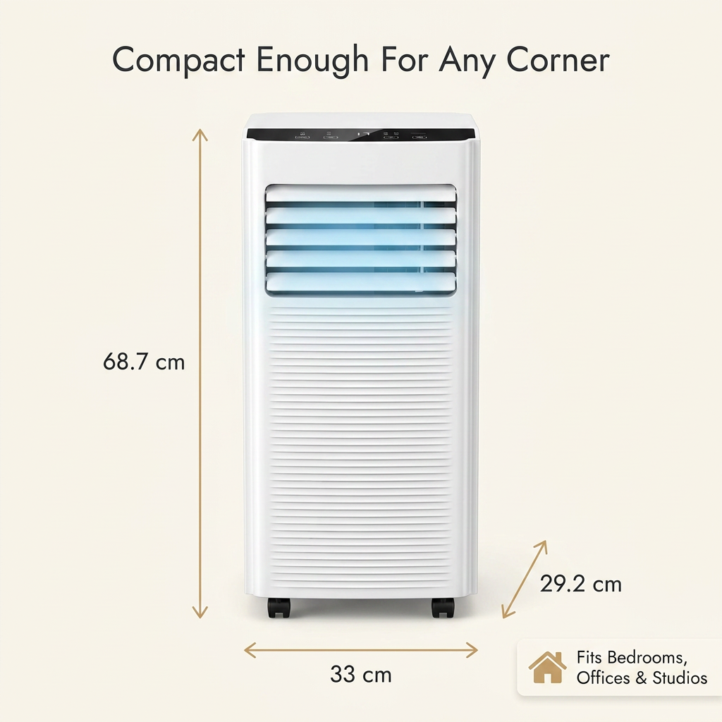Portable Air Cooler & Fan with Humidity Control – Powerful Home Cooling System