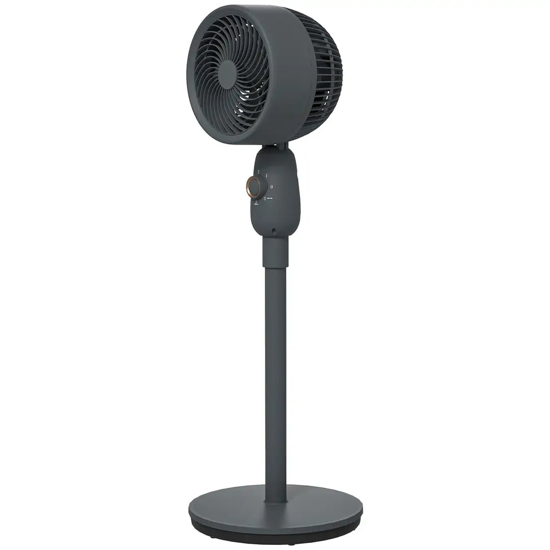 Nordara 12-Inch Standing Floor Fan – Grey